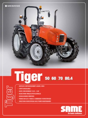 4WD Tractors SAME Tiger 70