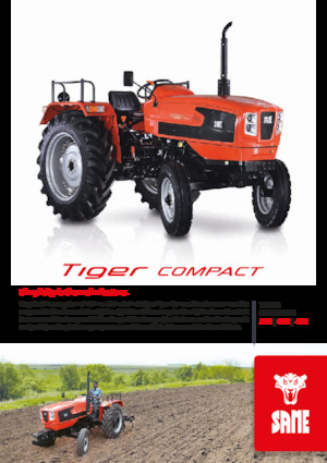 Traktörler 4wd SAME Tiger Compact 35 E