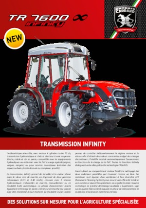4WD Tractors Carraro TR 7600 Infinity