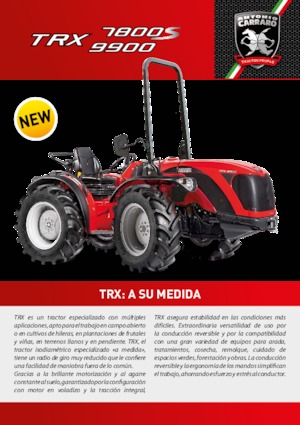 4WD Tractors Carraro TRX 9900