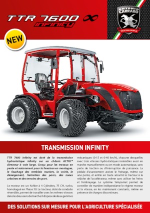 4WD Tractors Carraro TTR 7600 Infinity