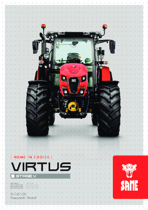4WD Tractors SAME Virtus 135 RVSHIFT