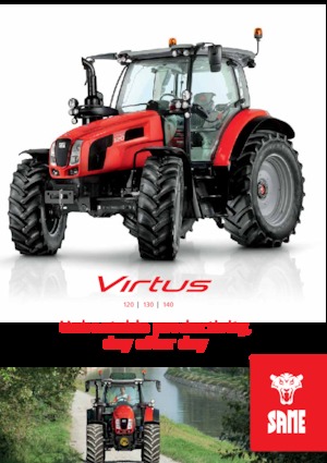 4WD Tractors SAME Virtus 140 