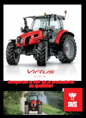 4WD Tractors SAME Virtus 140 
