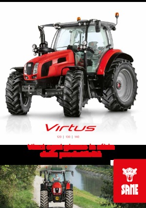 4WD Tractors SAME Virtus 140 