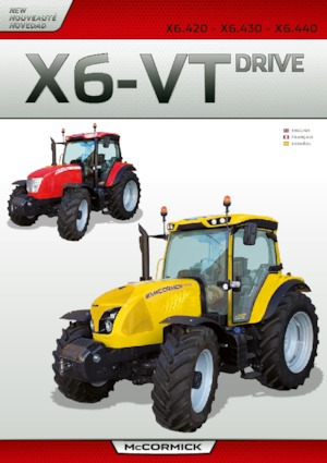 Traktörler 4wd McCormick X6.420VT-Drive