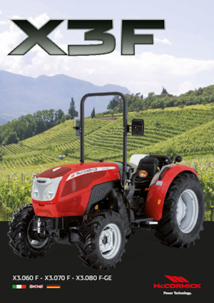 4WD Tractors McCormick X3.070GE
