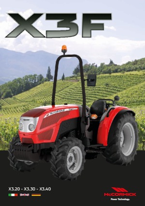 Traktörler 4wd McCormick X3.30F