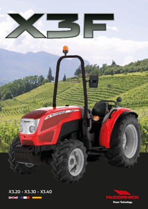 Traktörler 4wd McCormick X3.30F