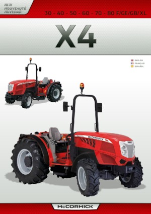 4WD Tractors McCormick X4.50F-4