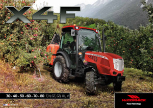4WD Tractors McCormick X4.40GE