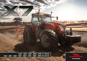 4WD Tractors McCormick X7.460 VT-Drive