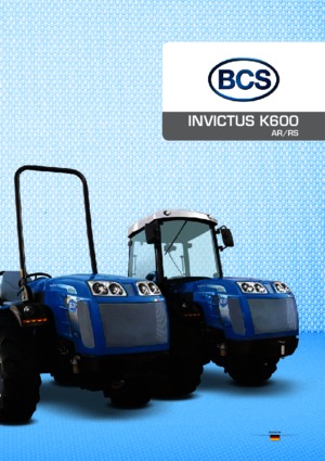 Traktörler 4wd BCS Invictus K600 AR