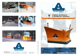Adjustable Snowploughs Assaloni Y 3 N