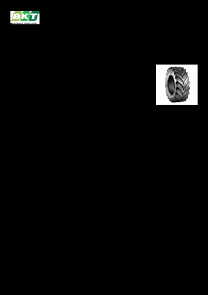 Agriculture tires BKT AGRIMAX V - FLECTO VF 650/65 R 38 NRO