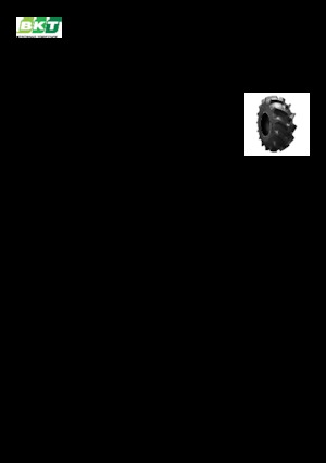 Agriculture tires BKT TR 273 12.4 - 24