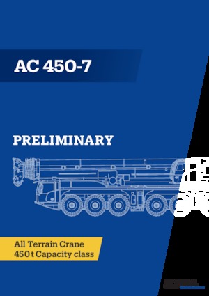 All-terrain Cranes Demag AC 450-7