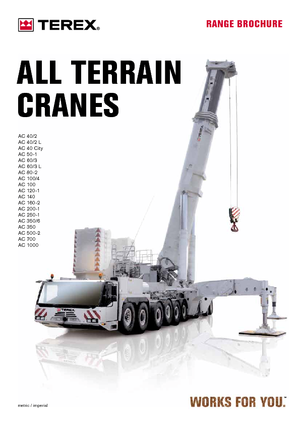 All-terrain Cranes Terex-Demag AC 40 City (6x4x6)