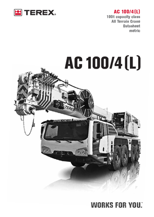 All-terrain Cranes Terex-Demag AC 100/4 (8x6x8)