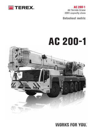 All-terrain Cranes Terex-Demag AC 200-1 (10x8x8)