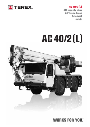 All-terrain Cranes Terex-Demag AC 40/2 L (4x4x4)