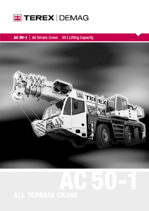 Arazi vinçleri Terex-Demag AC 50-1 (6x6x6)