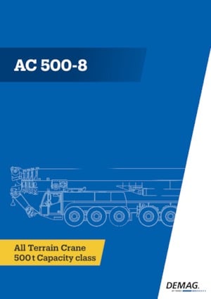 All-terrain Cranes Demag AC 500-8