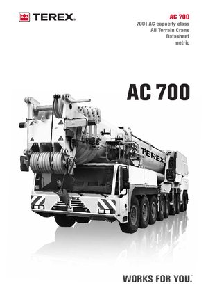 All-terrain Cranes Terex-Demag AC 700 (18x8x16)