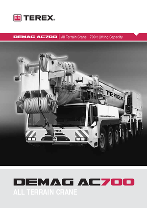 All-terrain Cranes Terex-Demag AC 700 (18x8x16)