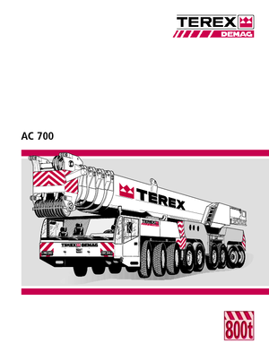 All-terrain Cranes Terex-Demag AC 700 (18x8x16)