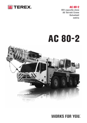 All-terrain Cranes Terex-Demag AC 80-2 (8x8x8)