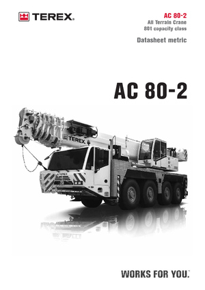 Arazi vinçleri Terex-Demag AC 80-2 (8x8x8)