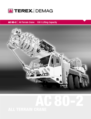 All-terrain Cranes Terex-Demag AC 80-2 (8x8x8)