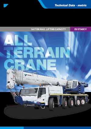All-terrain Cranes Tadano ATF‑140‑5.1