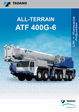 All-terrain Cranes Tadano ATF400G-6 