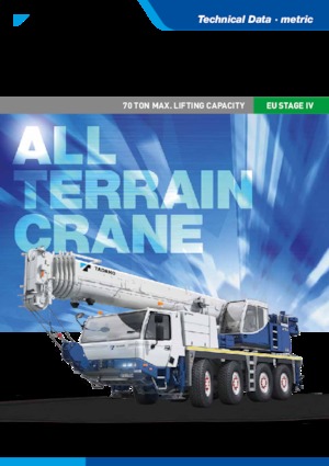 All-terrain Cranes Tadano ATF 70G-4