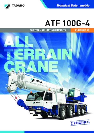 Arazi vinçleri Tadano ATF 100G-4