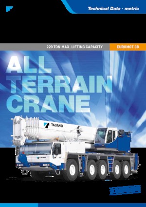 All-terrain Cranes Tadano ATF 220G-5