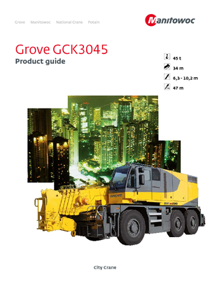 All-terrain Cranes Grove GCK3045 