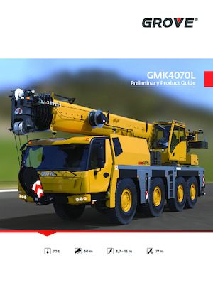 Arazi vinçleri Grove GMK4070L