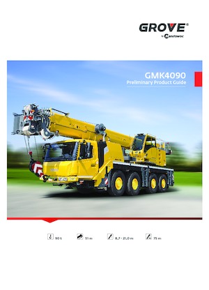 All-terrain Cranes Grove GMK4090 