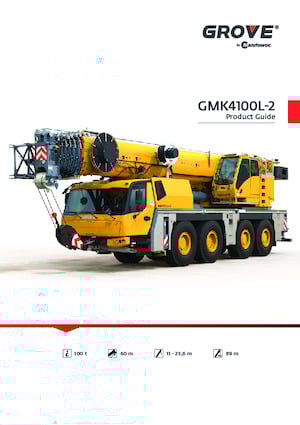 All-terrain Cranes Grove GMK4100L-2