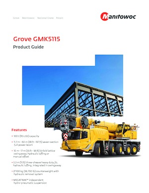 All-terrain Cranes Grove GMK5115