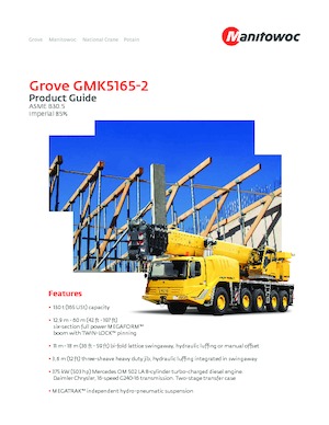 All-terrain Cranes Grove GMK5165-2