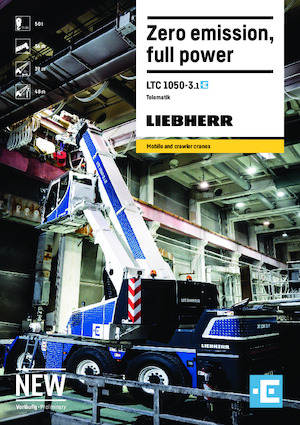 All-terrain Cranes Liebherr LTC 1050-3.1E
