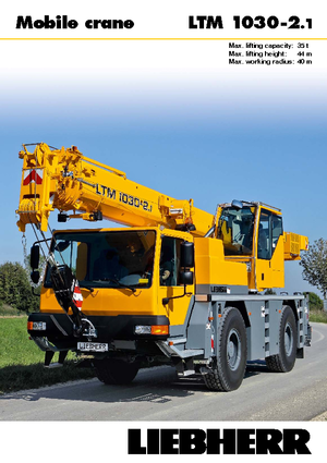 Arazi vinçleri Liebherr LTM 1030-2.1 