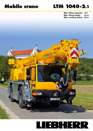 All-terrain Cranes Liebherr LTM 1040-2.1 