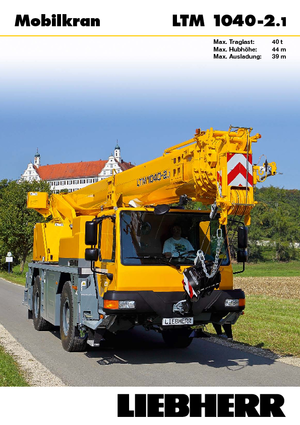 All-terrain Cranes Liebherr LTM 1040-2.1 