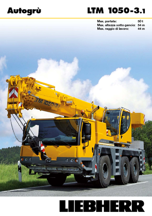 All-terrain Cranes Liebherr LTM 1050-3.1 