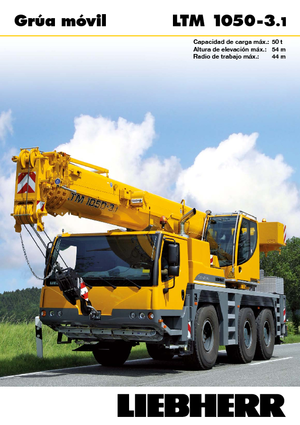 All-terrain Cranes Liebherr LTM 1050-3.1 